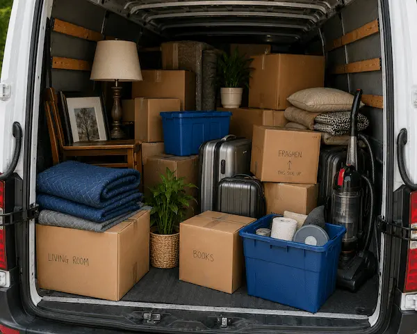 man with a van Grays